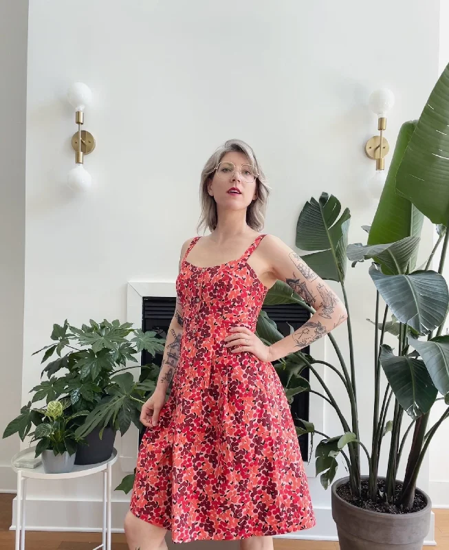 Birds of North America Grosbeak Dress - Sour Cherry (Online Exclusive)