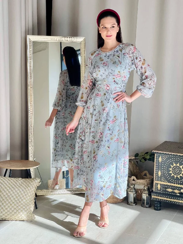 Elizabeth Dress In Sky Blue