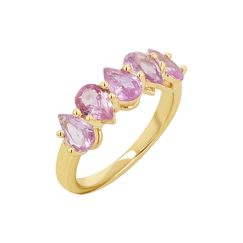 Affordable Luxury Jewelry – Style At A Great Price Pear Shape Pink Sapphire Half Eternity Affordable Luxury Jewelry – Style At A Great Price Pear Shape Pink Sapphire Half Eternity