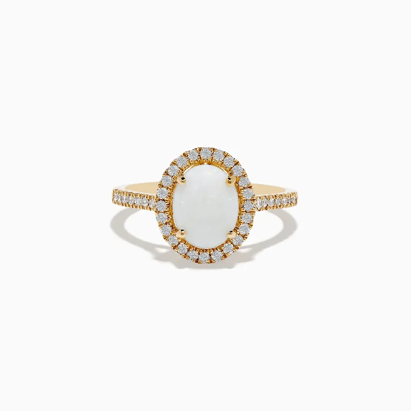 Luxury Meets Affordability – Jewelry Sale Now Live Aurora 14K Yellow Gold Opal and Diamond Ring Luxury Meets Affordability – Jewelry Sale Now Live Aurora 14K Yellow Gold Opal and Diamond Ring