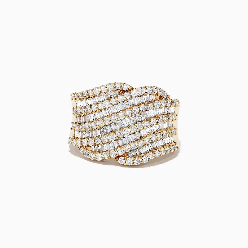Exclusive Jewelry Sale – Limited-Time Discounts D'Oro 14K Yellow Gold Diamond Ring