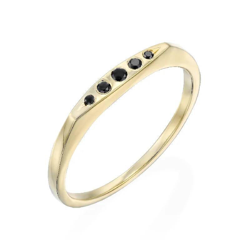 Luxury Jewelry Clearance – Shop Premium Styles Now Jackie Gold Ring Five black Diamonds Luxury Jewelry Clearance – Shop Premium Styles Now Jackie Gold Ring Five black Diamonds