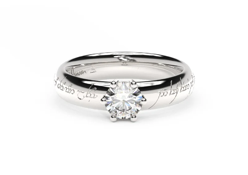 Unmissable Jewelry Clearance – Final Reductions Classic Elvish Engagement Ring, White Gold & Platinum Unmissable Jewelry Clearance – Final Reductions Classic Elvish Engagement Ring, White Gold & Platinum