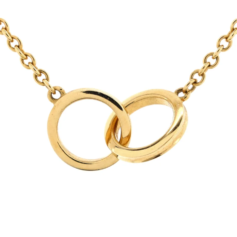 Save On Luxury Jewelry Pieces – Limited-Time Offers 1837 Multiple Interlocking Circles Long Necklace 18K Yellow Gold