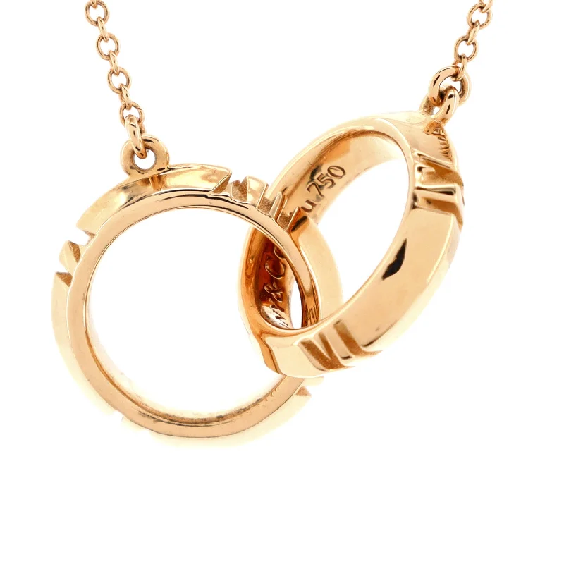 Flash Deals On Fine Jewelry – Shop Before It's Gone Atlas X Closed Interlocking Pendant Necklace 18K Rose Gold