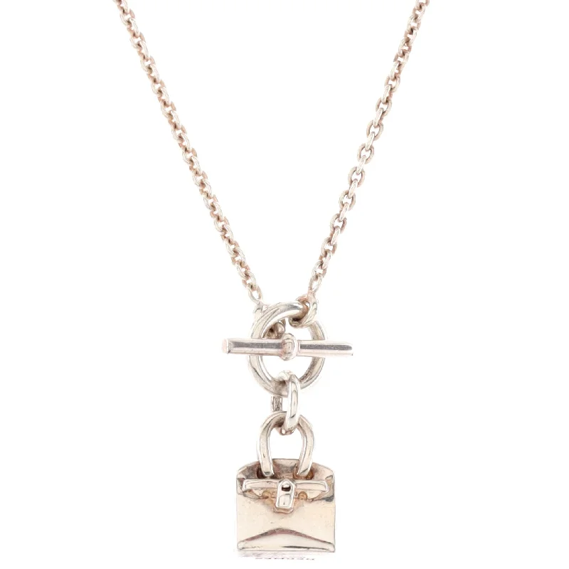 Premium Diamond Jewelry At Once-In-A-Lifetime Discounts Birkin Amulette Pendant Necklace Sterling Silver