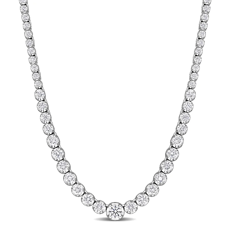 Elevate Your Outfit With Discounted Statement Jewelry Created Forever 2ct TW Lab-Grown Diamond Necklace 14k White Gold-33.5 in