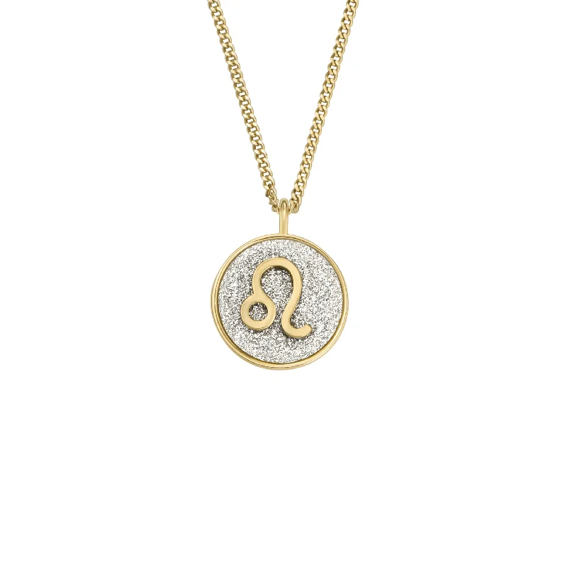 Don't Miss These Dazzling Jewelry Discounts Fossil Women's Zodiac Leo Silver Paper Glitz Pendant Necklace