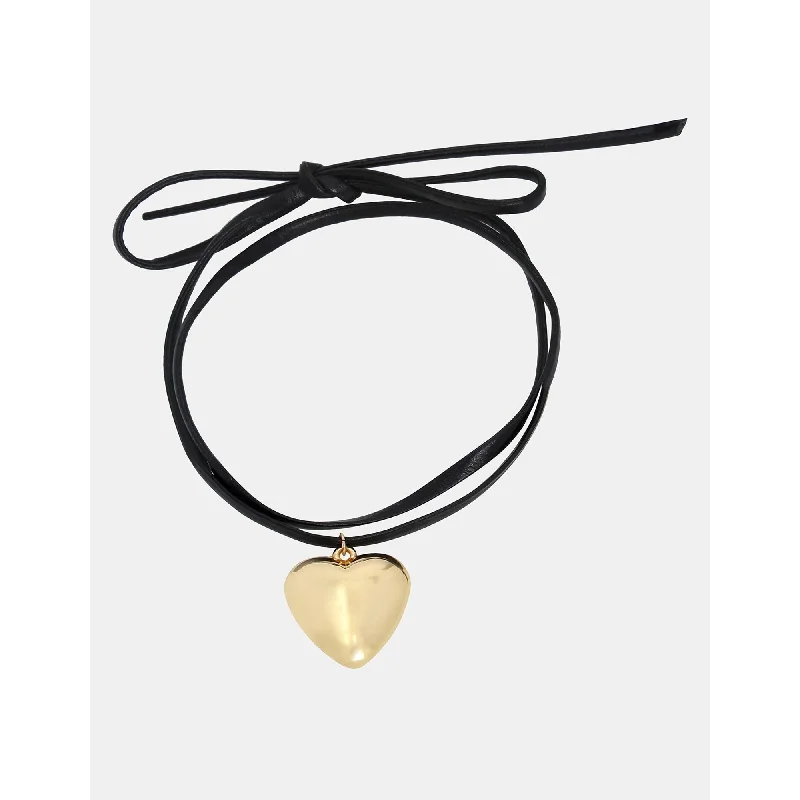 Jewelry Clearance – Final Chance To Save Big Gold Heart Necklace