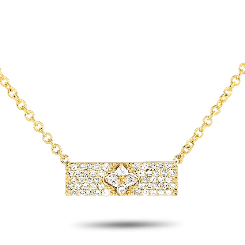 Shine Without Limits – Jewelry Sale Happening Now LB Exclusive 14K Yellow Gold 0.55ct Diamond Necklace PN15561-Y