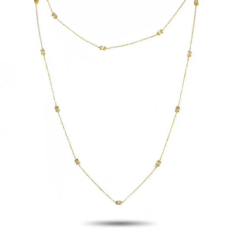 Affordable Glamour – Premium Jewelry For Less LB Exclusive 14K Yellow Gold 0.82ct Diamond Necklace NK01643-Y