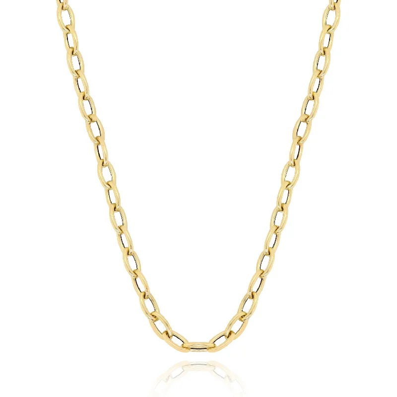 Shop Handcrafted Jewelry At Special Promotional Rates Oval Link Chain Necklace 24 inches