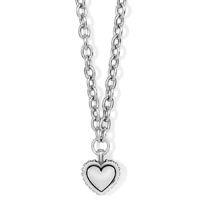 Buy More, Save More On Stunning Jewelry Pieces Pretty Tough Bold Heart Necklace In Silver