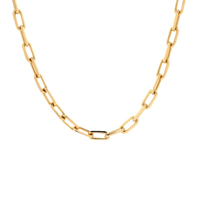 Chic And Stylish Jewelry At Exclusive Prices Santos de Cartier Chain Necklace 18K Yellow Gold