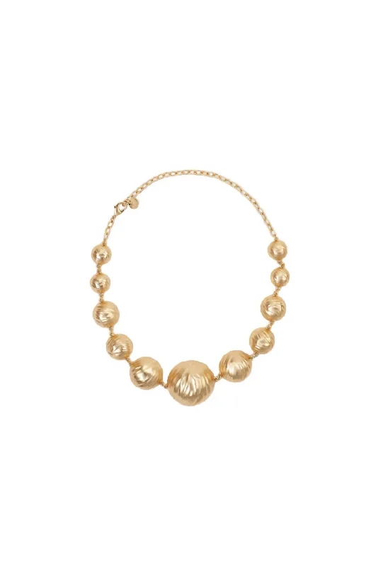 Eco-Friendly Sustainable Jewelry For Conscious Buyers Women's Bijan Choker In Brushed Brass