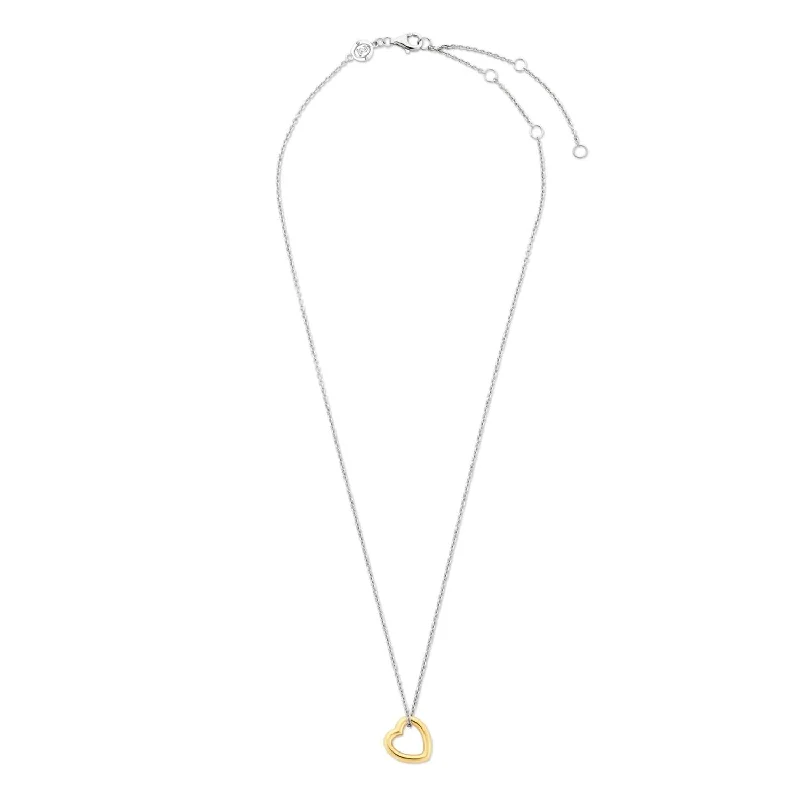 Holiday Jewelry Sale – Perfect Gifts At Great Prices Women's Gold-Plated Hanging Heart Necklace In Gold/silver