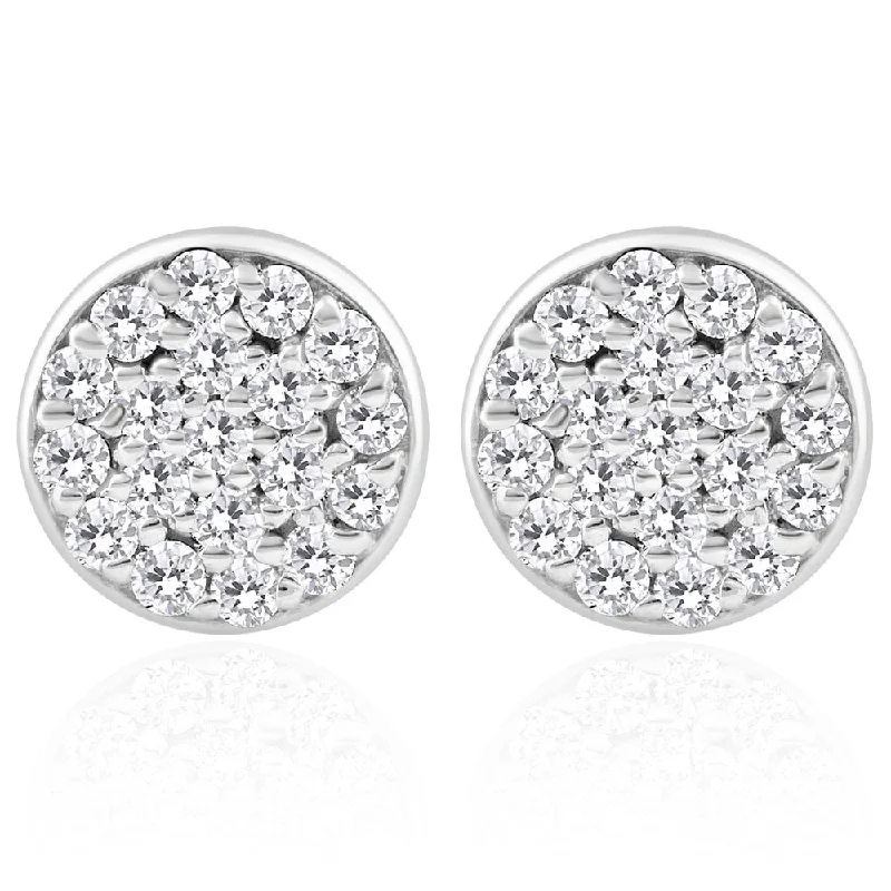 Jewelry Clearance – Final Chance To Save Big 3/8 Ct EX3 Lab Grown Diamond Pave Studs Womens Earrings Lab Grown 14k White Gold 8mm Jewelry Clearance – Final Chance To Save Big 3/8 Ct EX3 Lab Grown Diamond Pave Studs Womens Earrings Lab Grown 14k White Gold 8mm