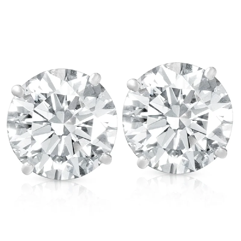 Chic, Trendy, And Affordable Jewelry Sale 4 Ct TW Round Moissanite Studs 14k White Gold Chic, Trendy, And Affordable Jewelry Sale 4 Ct TW Round Moissanite Studs 14k White Gold