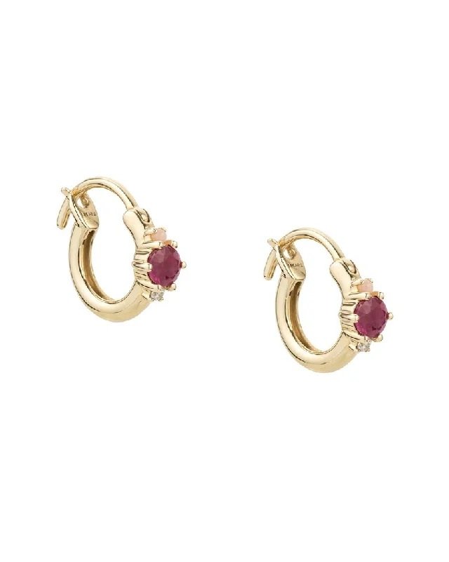 Flash Jewelry Sale – Get Stunning Pieces At Low Prices Adina Reyter 14K 0.38 ct. tw. Diamond & Gemstone Huggie Hoops