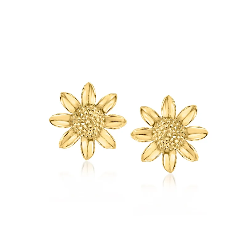 Flash Sale On Exquisite Jewelry – Don't Miss Out Canaria 10kt Yellow Gold Floral Earrings