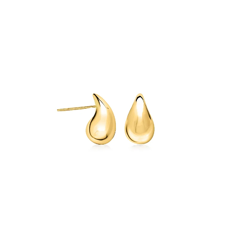 High-End Jewelry, Now More Affordable Than Ever Canaria 10kt Yellow Gold Teardrop Earrings