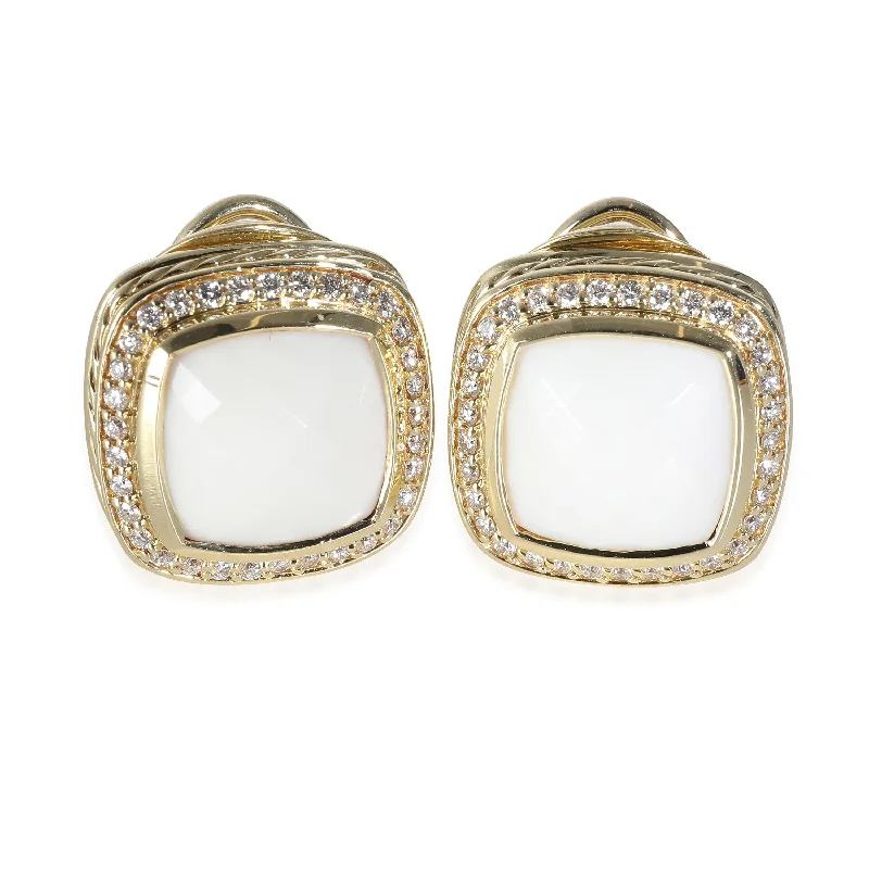 Don't Miss Out On Bestselling Jewelry At Special Prices David Yurman Albion Agate Earrings in 18k Yellow Gold 0.4 CTW