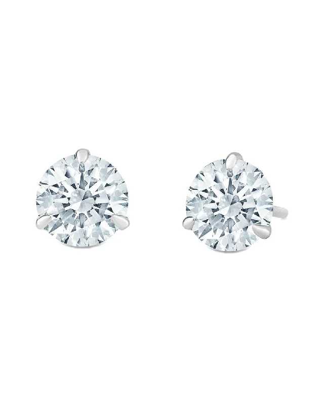 Unique Jewelry For Less – Shop The Sale Now Elegant 3Ct Basket Studs: Lab-Grown Diamond Perfection