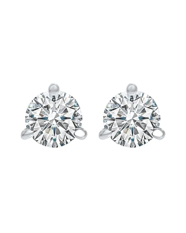 Grab Exquisite Jewelry At The Lowest Prices Elegant 4Ct Basket Studs: Lab-Grown Diamond Perfection