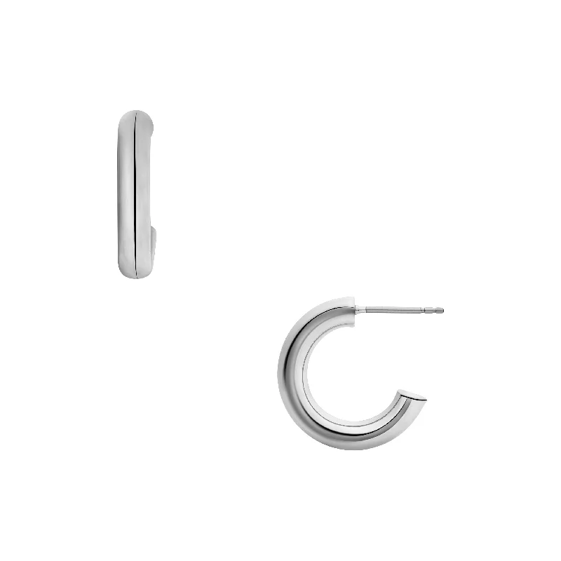 Jewelry Sale – Exclusive Styles At Lower Prices Fossil Women's Silver-Tone Brass Hoop Earrings