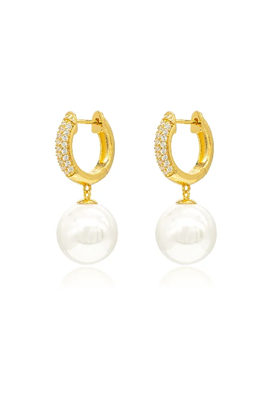 Shop Signature Jewelry Styles At Exclusive Prices Gold Pavé Huggie Hoop Solitaire Pearl Drop Earrings
