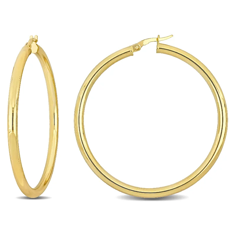Jewelry Sale Alert – Shop Timeless Elegance Today Mimi & Max 47mm Hoop Earrings in 14k Yellow Gold