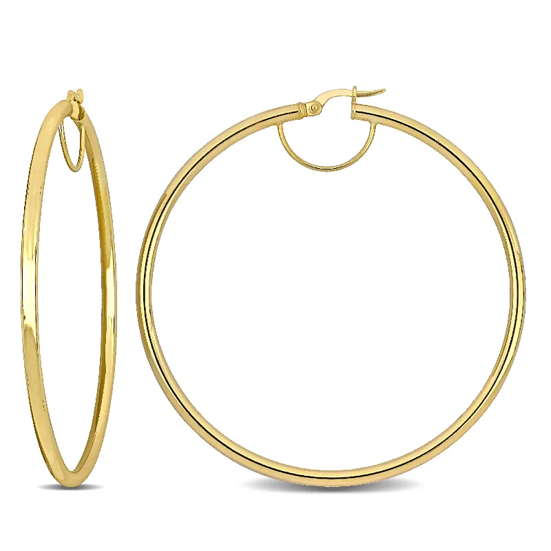 High-End Jewelry, Now More Affordable Than Ever Mimi & Max 60mm Hoop Earrings in 14k Yellow Gold