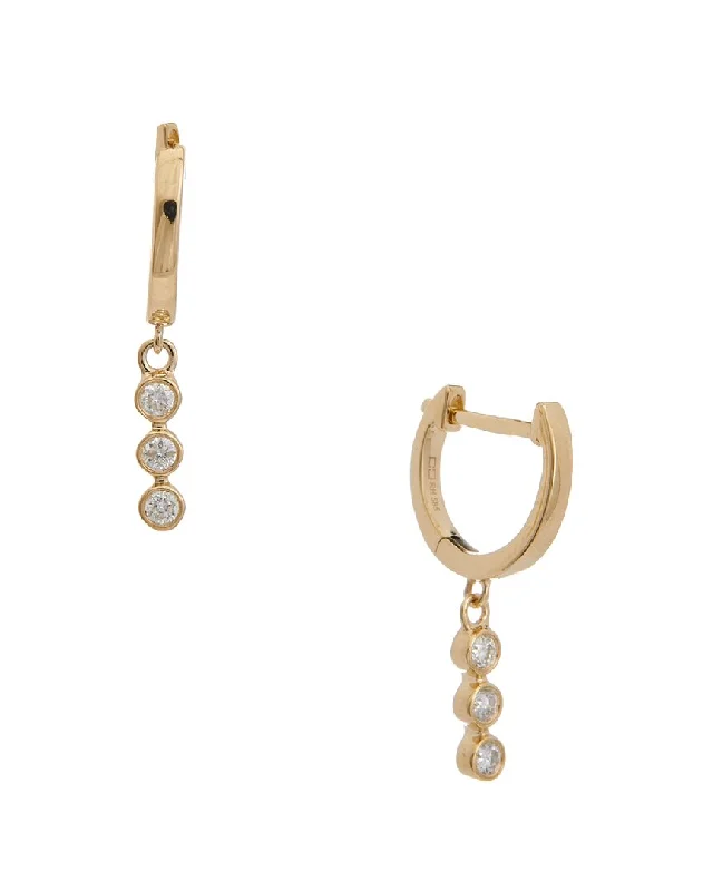 Shop Dazzling Jewelry With Special Promotional Discounts Ron Hami 14K 0.14 ct. tw. Diamond Huggie Earrings