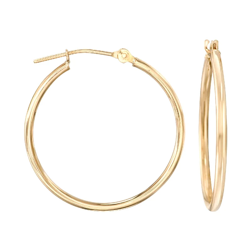 Fashion-Forward Jewelry At Incredible Prices Ross-Simons 15mm 14kt Yellow Gold Small Hoop Earrings