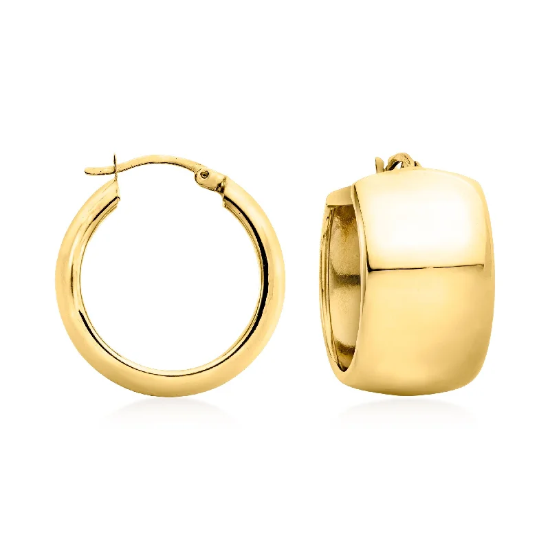 Once-A-Year Jewelry Deals – Shop Before They’Re Gone Ross-Simons 18kt Gold Over Sterling Hoop Earrings