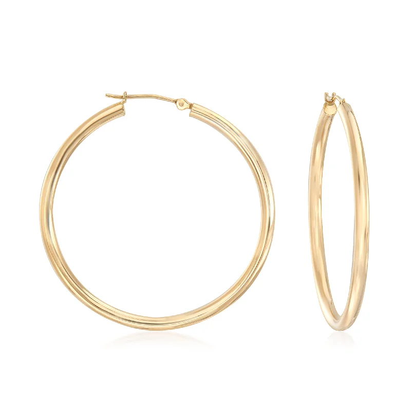 Limited-Time Offer On Elegant Jewelry Pieces Ross-Simons 2.5mm 14kt Yellow Gold Hoop Earrings