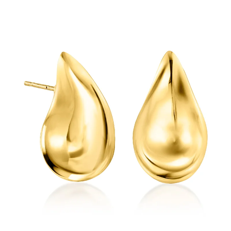 Seasonal Jewelry Clearance – Best Styles At The Lowest Prices Ross-Simons Italian 14kt Yellow Gold Teardrop Earrings