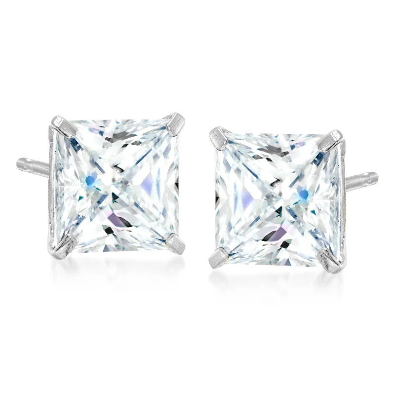 Exclusive Jewelry Sale – Grab Timeless Pieces Now Ross-Simons Princess-Cut CZ in 14kt White Gold