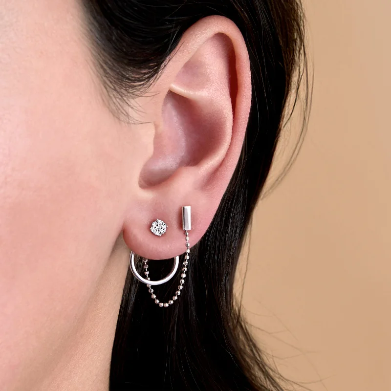 Personalized Engraved Jewelry For Meaningful Gifts RS Pure by Ross-Simons "The Glam" 8-Pc. Earring Set With . Diamonds in Sterling Silver