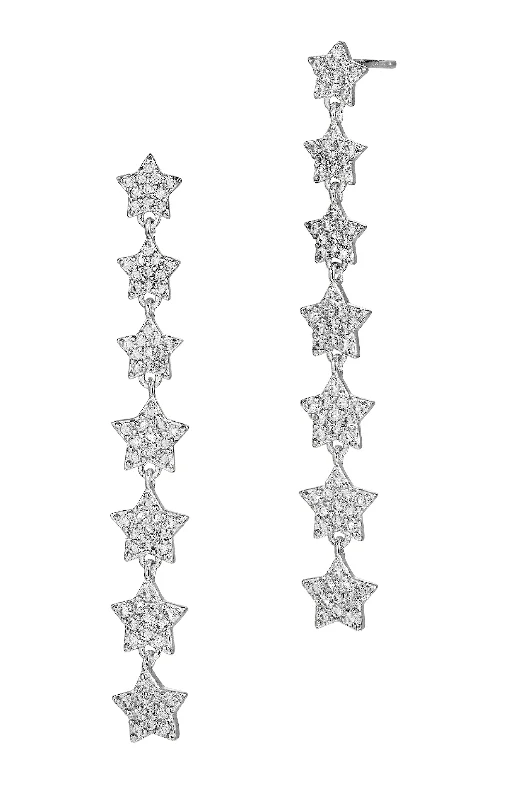 Don't Miss Out On Bestselling Jewelry At Special Prices White CZ Star dangle earrings Don't Miss Out On Bestselling Jewelry At Special Prices White CZ Star dangle earrings