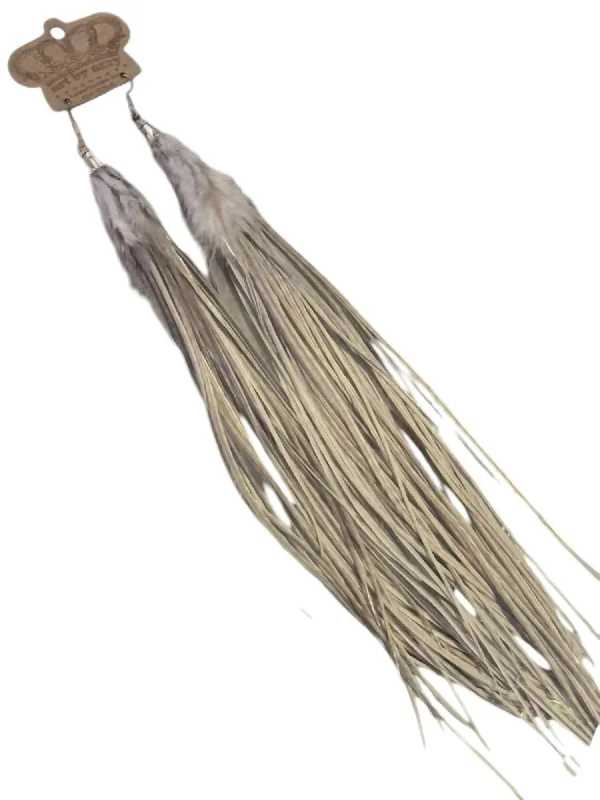 Personalized Jewelry Sale – Unique Gifts At Low Prices Women's Long Feathered Earrings In White