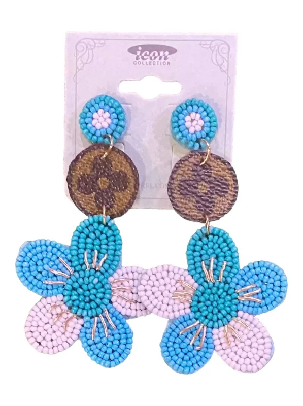 Stunning Jewelry Pieces At The Lowest Prices Ever Women's Seed Bead Earrings In Blue