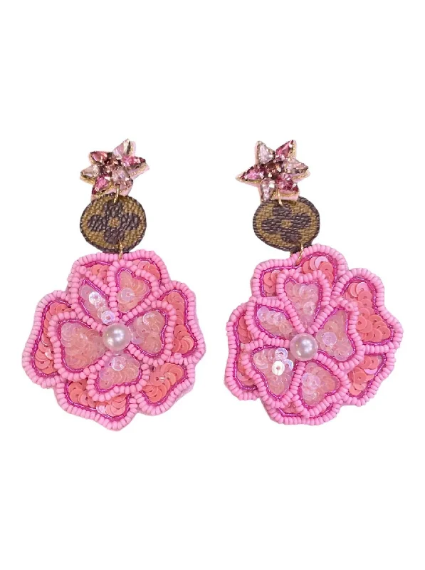 Premium Diamond Jewelry At Once-In-A-Lifetime Discounts Women's Seed Bead Earrings In Pink