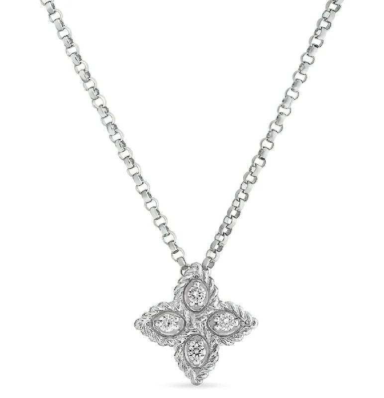 Eco-Friendly Sustainable Jewelry For Conscious Buyers Diamond Prince Flower Pendant