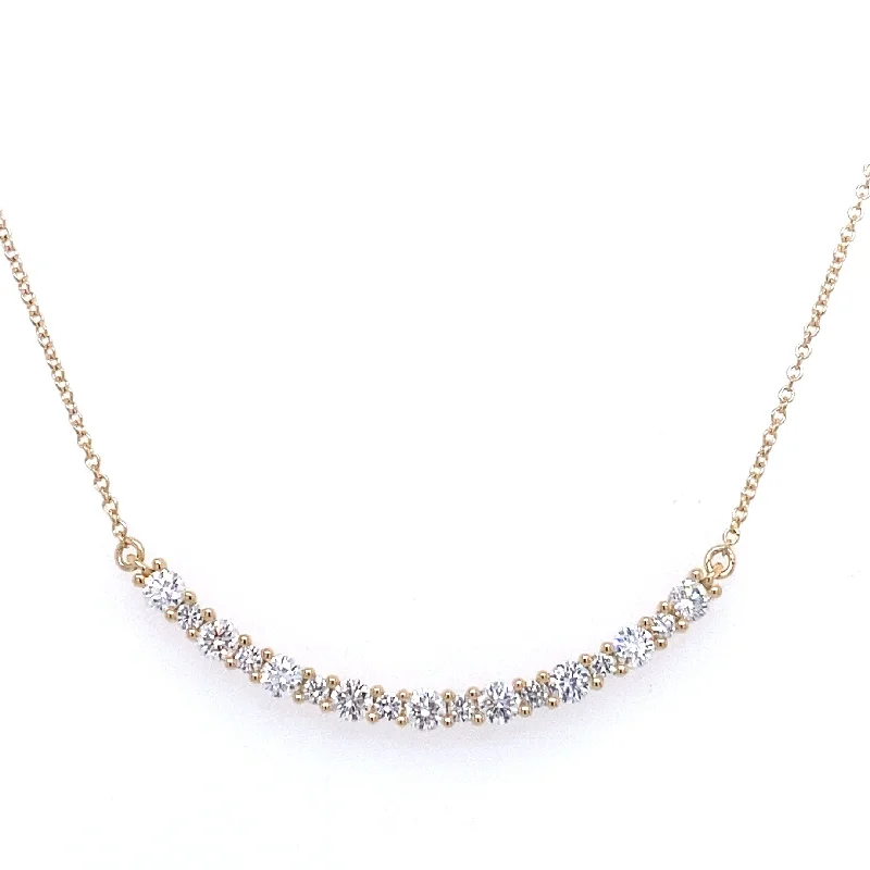 The Perfect Accessory For Less – Jewelry Sale Live Bremer Jewelry 18K Yellow Gold Round Shape Diamond Smile Pendant (.79ctw)