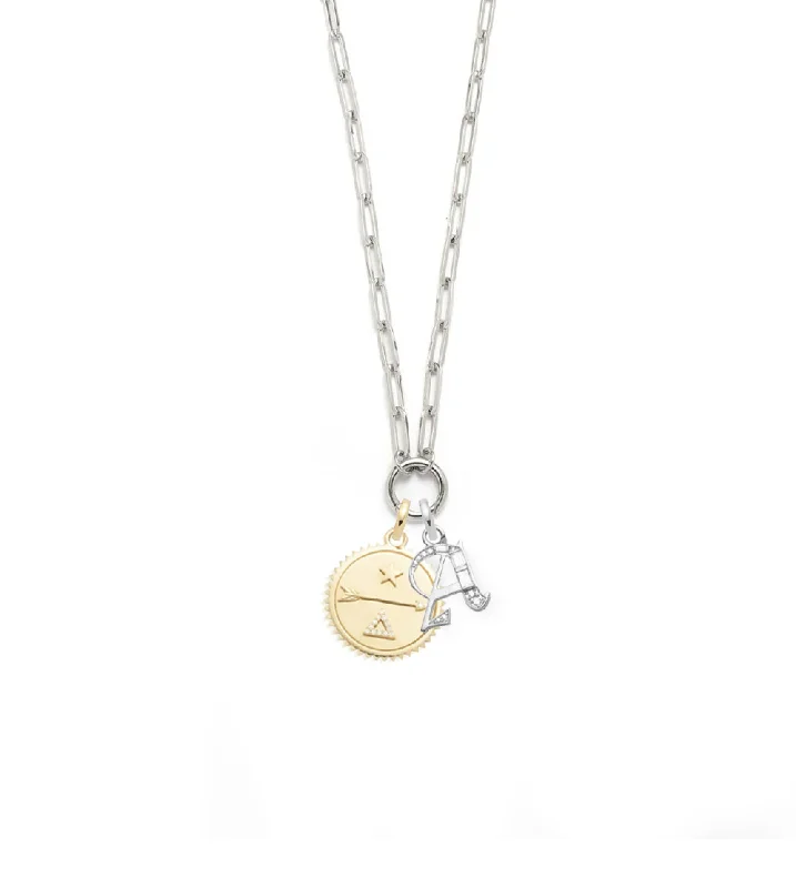 Trending Jewelry Now Available At Exclusive Prices Dream & Initials : Classic Fob Open Clip Necklace
