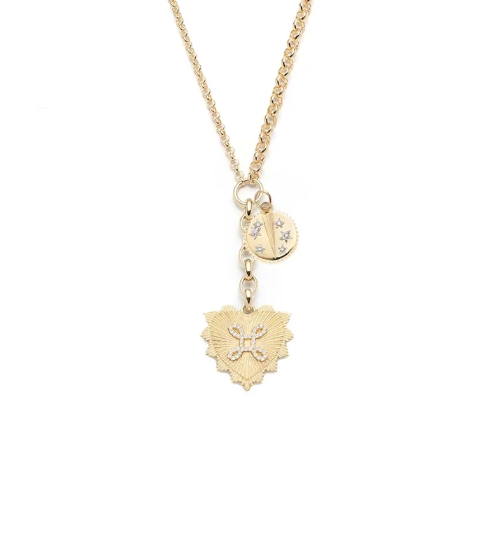 Luxury Jewelry At Unbeatable Discounts True Love & Resilience Story : Medium Mixed Belcher Extension Chain Necklace