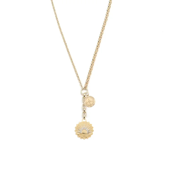 Don't Miss Out On Jaw-Dropping Jewelry Discounts New Beginnings & Internal Compass : Medium Mixed Belcher Extension Chain Necklace