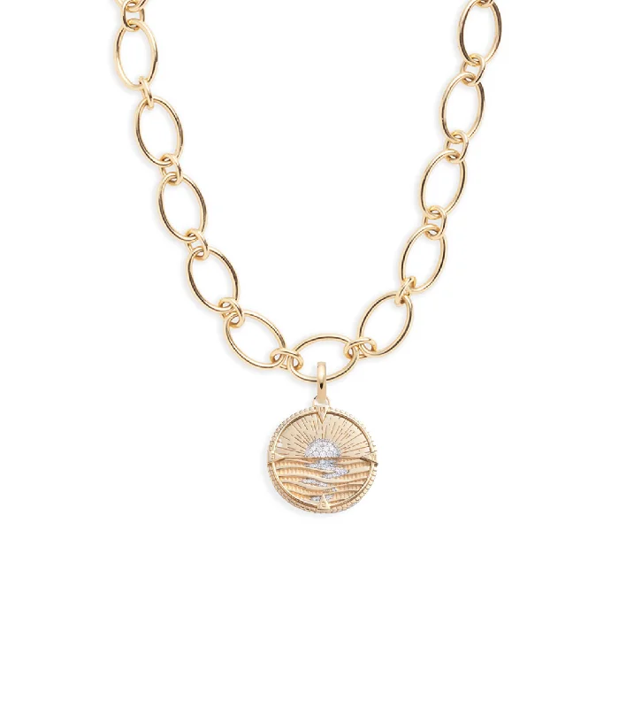 Elegant Jewelry At Unbeatable Offers – Shop Before It's Gone New Beginnings - Internal Compass : Oval Link Chain Necklace