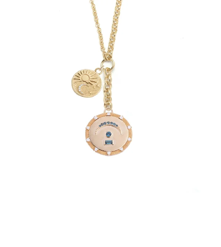 Shop Dazzling Jewelry At The Best Prices Pause & Balance : Medium Mixed Belcher Story London Blue Topaz